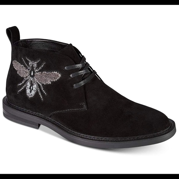 INC International Concepts Other - NIB INC Black Suede Darius Patch Chukkas Boots